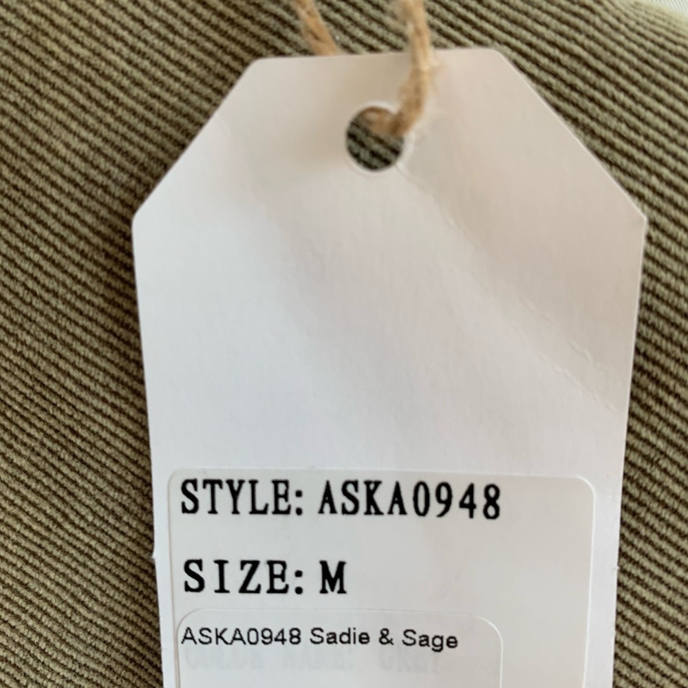 NWT Sadie & Sage Distressed Corduroy Overall Dress - Picture 10 of 10